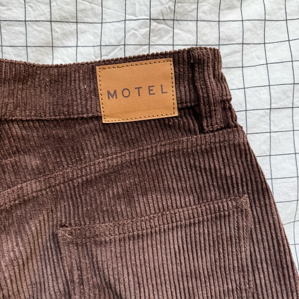 Motel Rocks dark brown parallel corduroy jeans/pants - Picture 4 of 12